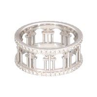 Anello Loving Palladio  2D in Oro bianco Diamante 20B-D-13 SERLIANA